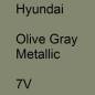 Preview: Hyundai, Olive Gray Metallic, 7V.